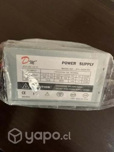 Fuente de poder ATX-500W y ATX-550W