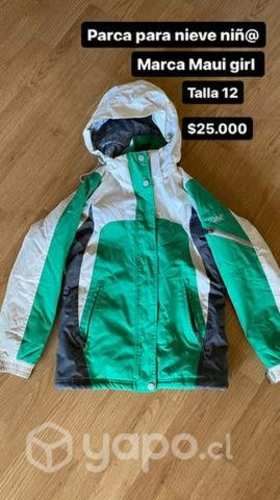 Parka para nieve niña