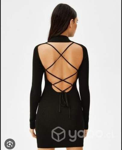 Vestido negro bershka