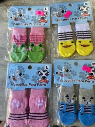 Zapatillas o calcetines mascotas antideslizantes