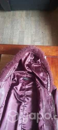 Chaqueta de eco cuero