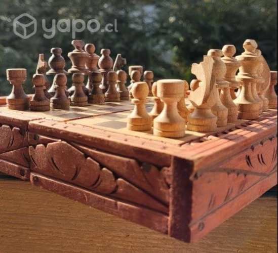 Ajedrez de madera