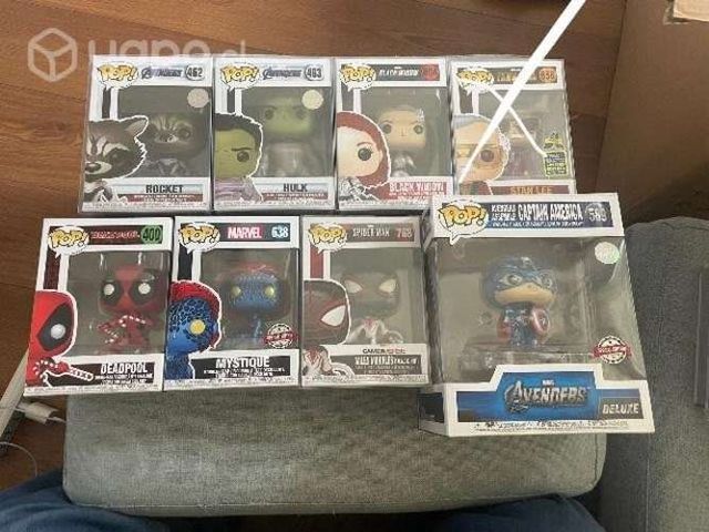 Funko pops Marvel y anime