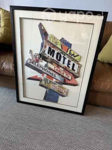 Cuadro cartel estilo collage