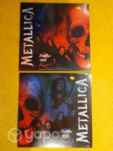 Metallica seattle 1989 2 lp