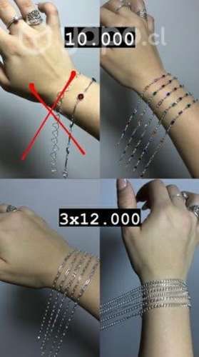 Pulseras de plata 925