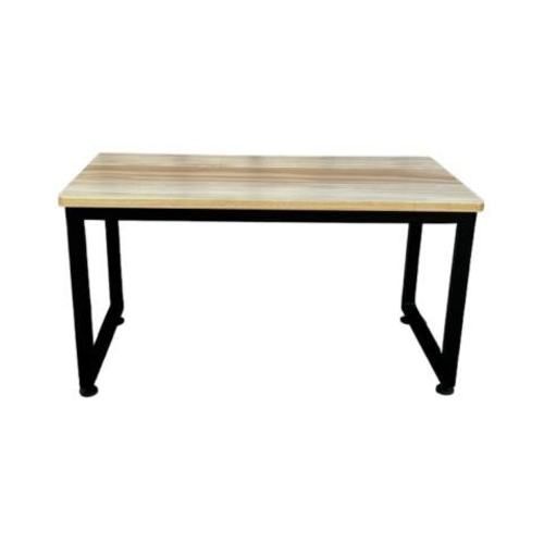 Mesa De Centro Industrial Rectangular De Fierro