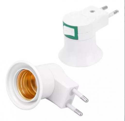 Portalámpara con enchufe