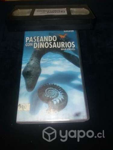 Película Documental Paseando con dinosaurios vhs