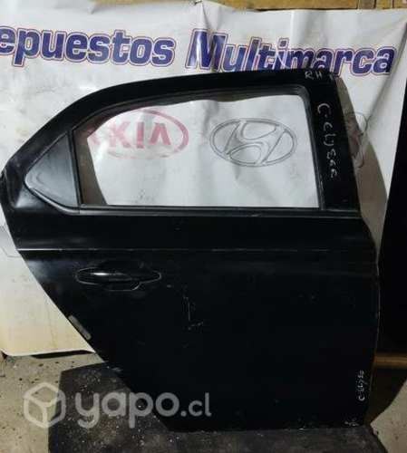 Puerta trasera derecha Citroën C-elisse solo lata