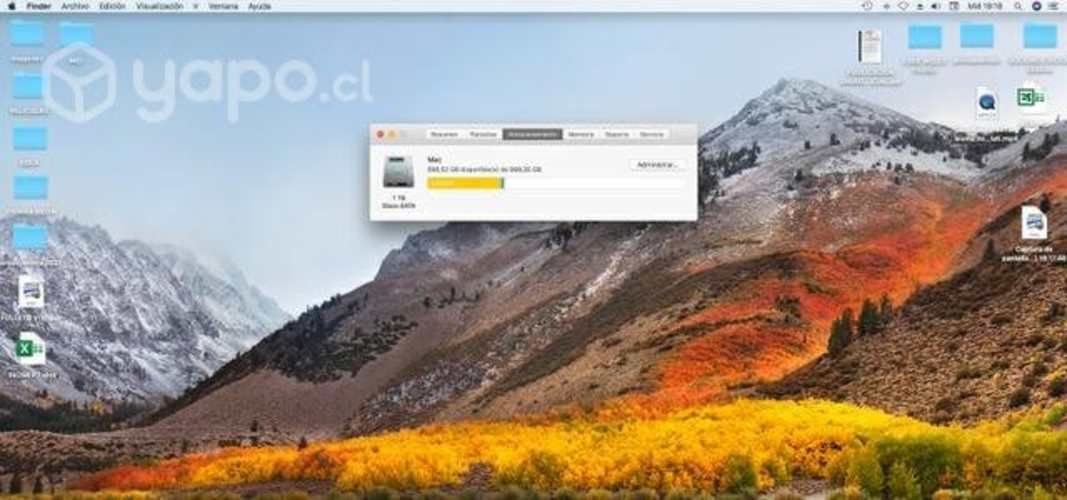 IMac high sierra 2011 disco duro 1 TB