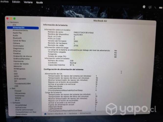 MacBook Air 13,3'' M1 (2020) 8 GB RAM 256 GB SSD