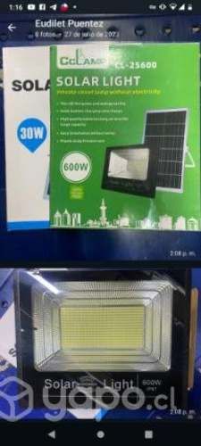 Foco Reflector Solar Interior Y Exterior Panel Sep