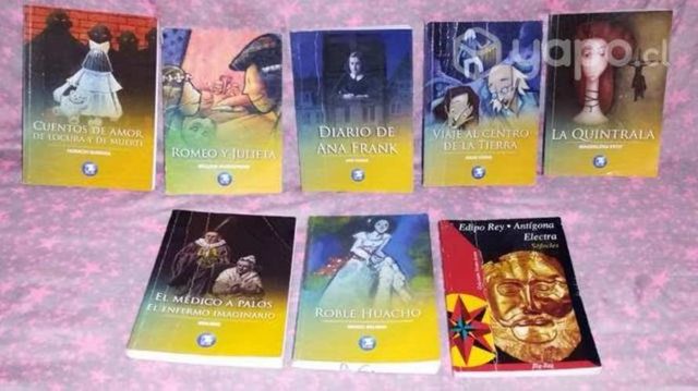 Libros Zig-zag de Julio V. Wiliam S. Horacio Q.