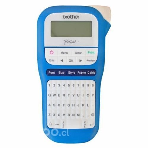 Rotuladora pt-h110 portatil brother. azul