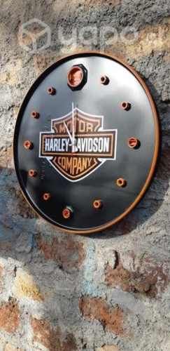 Exclusivo reloj harley artesal