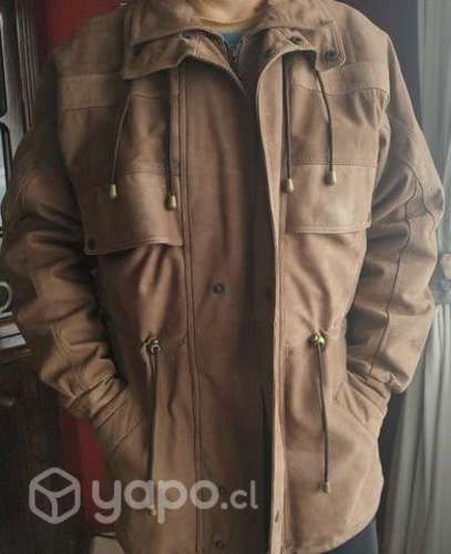 Casaca de cuero piel