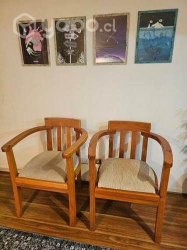 Sitiales de madera nativa