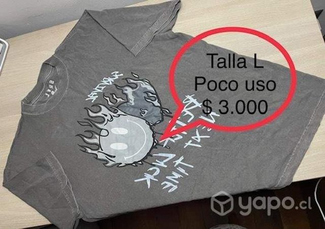 Polera Hombre Talla L