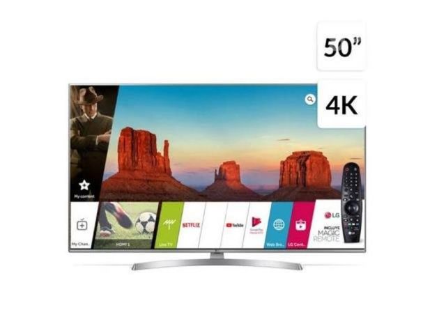 Smart TV 50 LG LED 50UK6550PSB 4K Ultra HD Smart T