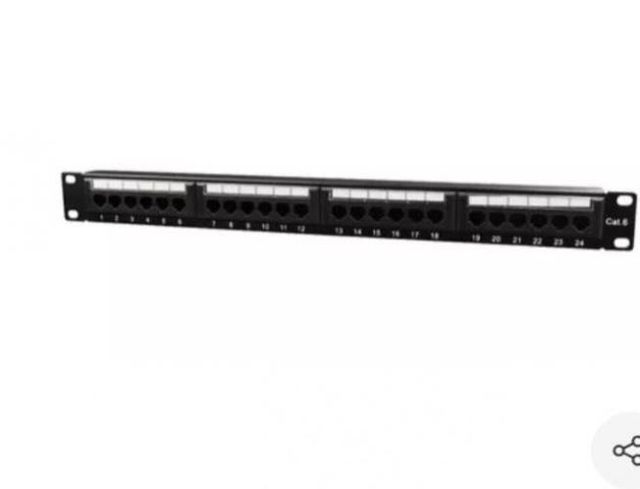 LIQUIDO Patch Panel 24 Puertos Cat6 Oem Nuevo