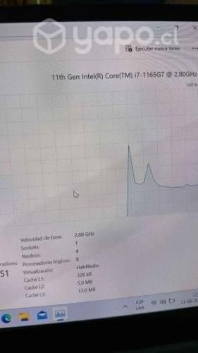 Zeenbook i7 11va 16b ram 512 SSD