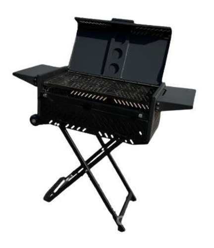 Parrilla Plegable Y Trasportable Con Ruedas