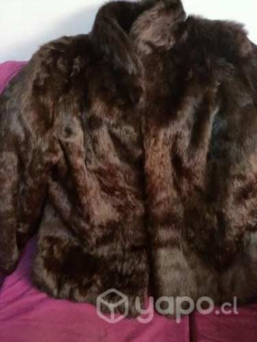 Abrigo de piel sintética