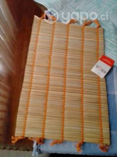 Set Seis Individuales de Bambu