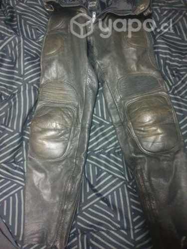 Pantalon de cuero moto