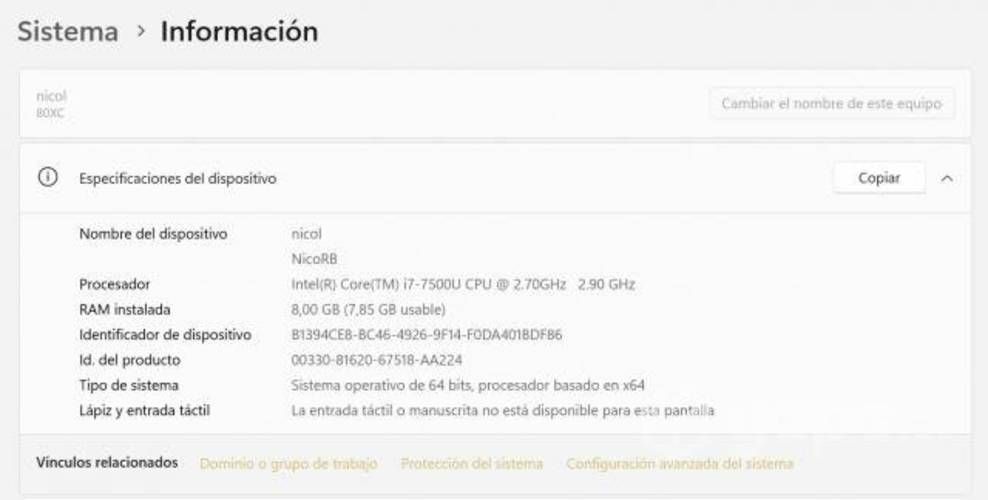 Notebook Lenovo Core i7