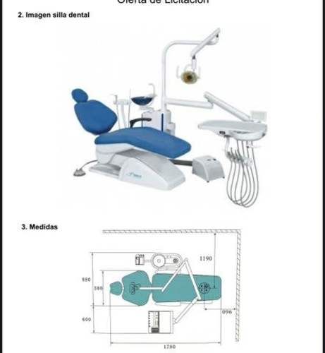 Sillón dental poco uso