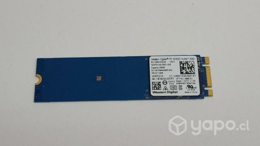Western Digital SSD 256GB m.2