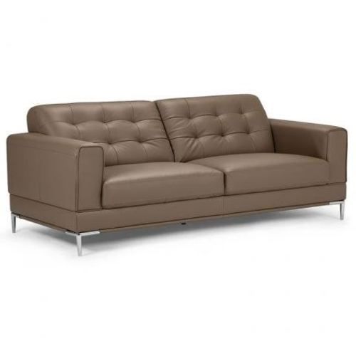Sofá Rosen London de 3 cuerpos cuero Taupe