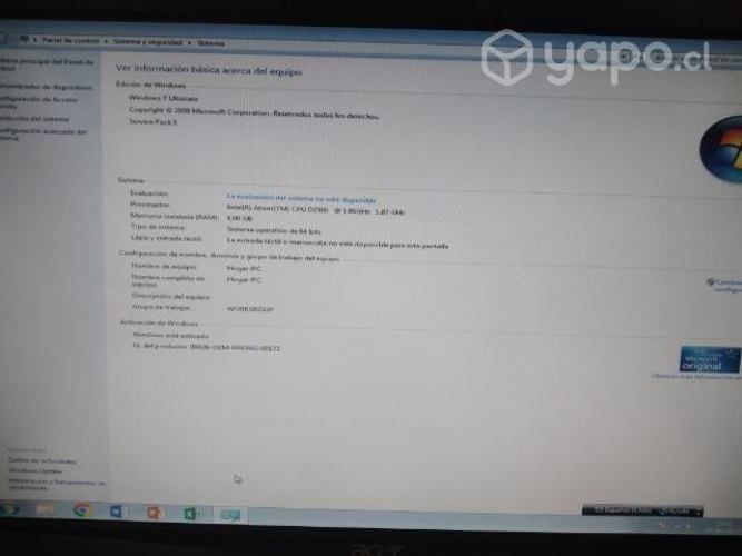 Computador de escritorio