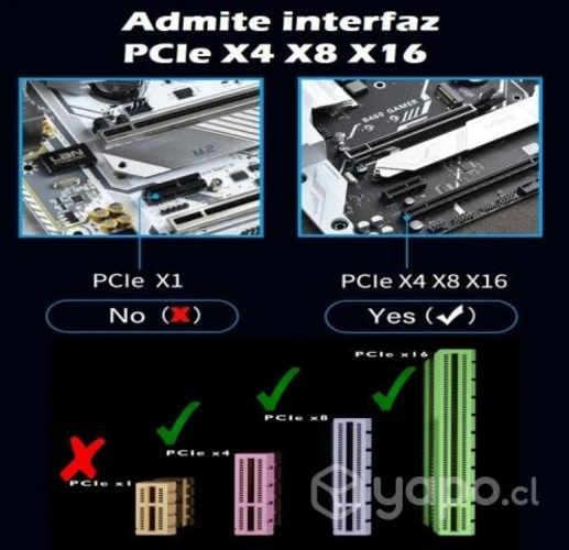 Tarjeta adaptadora JEYI M.2 NVME a PCI Express
