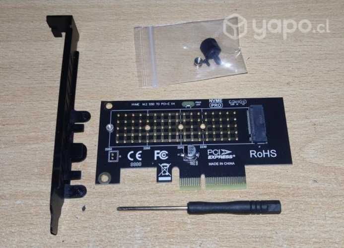 Tarjeta adaptadora JEYI M.2 NVME a PCI Express