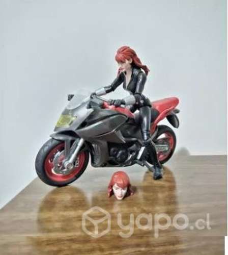 Marvel Legends Black Widow Con Moto Avengers