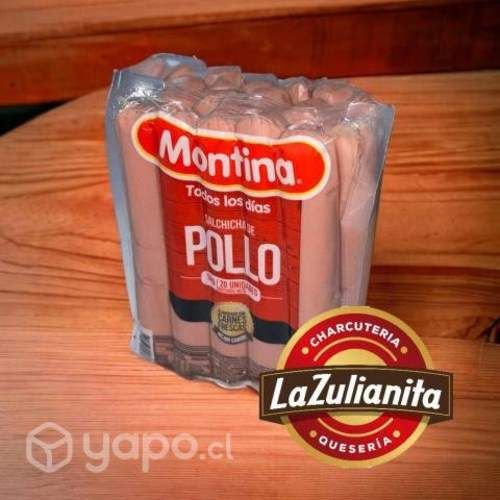 Salchichas de Pollo la Montina