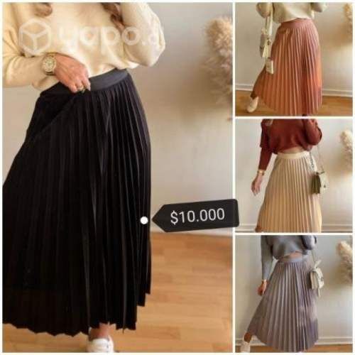 Falda plisada