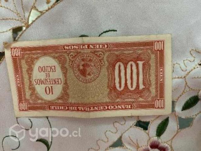 Billete antiguo 100 Pesos
