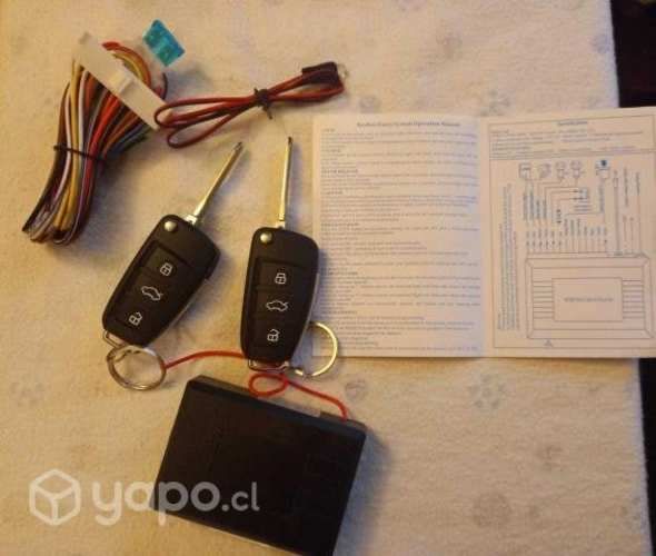 Alarma para auto mas llave navaja