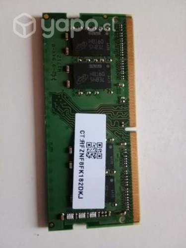 Memoria RAM, DDR4, 8GB, para Notebook