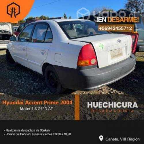 Rejilla torpedo hyundai accent prime 2004