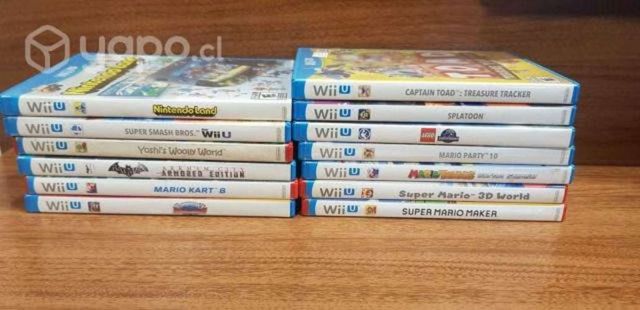 Nintendo Wii U con 3 controles y Gamepad