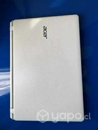 Notebook acer blanco