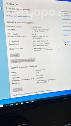 PC gamer perfecto estado (precio conversable)