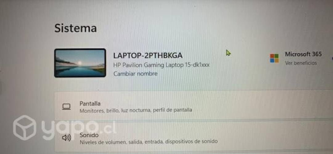 Hp pavilion gamer laptop