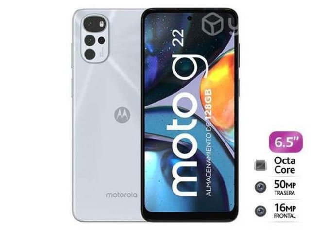 Moto g22 NUEVO 128 gb de memoria
