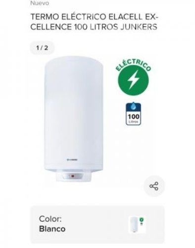 Termo eléctrico 100 litros junkers